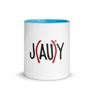 J(AU)Y CERAMIC MUG with Color Inside