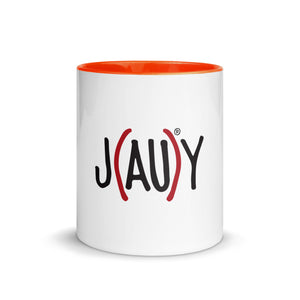 J(AU)Y CERAMIC MUG with Color Inside