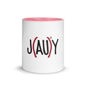 J(AU)Y CERAMIC MUG with Color Inside