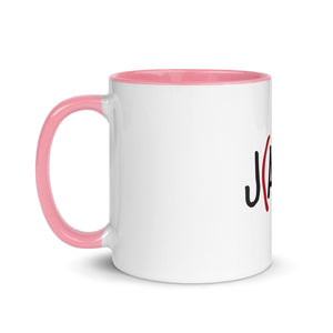 J(AU)Y CERAMIC MUG with Color Inside