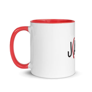 J(AU)Y CERAMIC MUG with Color Inside