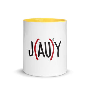 J(AU)Y CERAMIC MUG with Color Inside