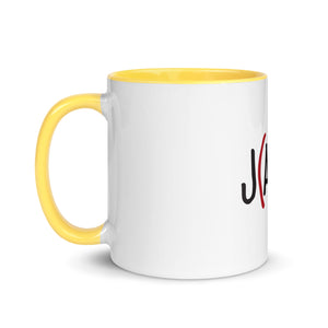 J(AU)Y CERAMIC MUG with Color Inside